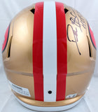 Deion Sanders Signed 49ers F/S 64-95 Speed Helmet w/HOF-Beckett W Hologram