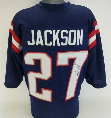 J C Jackson Signed New England Patriot Jersey (Beckett COA) Super Bowl Champ