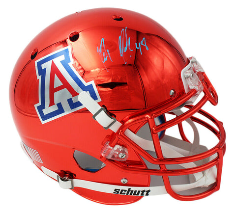 Rob Gronkowski Signed Arizona Wildcats Schutt Authentic Red Chrome NCAA Helmet