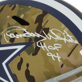 Randy White Dallas Cowboys Signed Camo Alternate Replica Helmet & "HOF 94" Insc