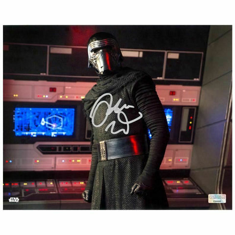 Adam Driver Autographed Star Wars The Force Awakens Command Center 8x10 Photo
