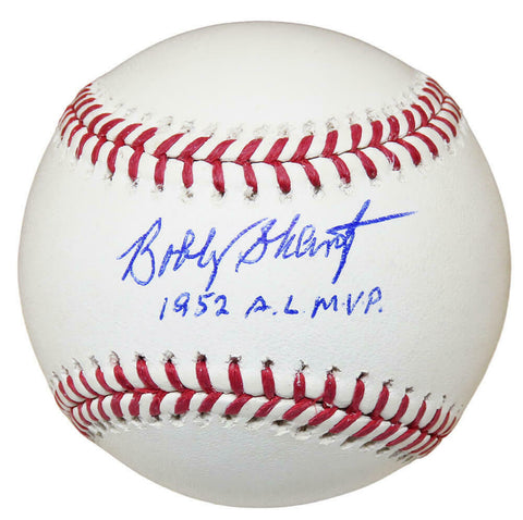 BOBBY SHANTZ Signed Rawlings Official MLB Baseball w/1952 AL MVP - SCHWARTZ