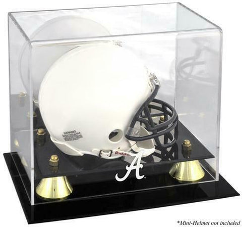 Alabama Crimson Tide Golden Classic Logo Mini Helmet Display Case - Fanatics