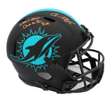 Ronnie Brown Signed Miami Dolphins Speed Full Size Eclipse Helmet w/ Inscription