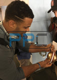 49ers Soloman Thomas Authentic Signed Mini Helmet w/ PPC COA & Signing Picture
