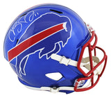 Bills Cole Beasley Authentic Signed Flash Full Size Speed Rep Helmet BAS Witness