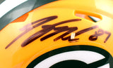 Jordy Nelson Autographed Green Bay Packers Speed Mini Helmet-Beckett W Hologram