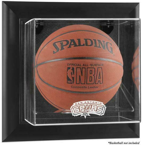 SA Spurs (2002-2017) Black Framed Wall- Basketball Display Case - Fanatics