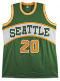 Gary Payton Signed Seattle Supersonics Jersey (Beckett Hologram) 2006 NBA Champ