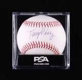 Tony Perez Signed Baseball with Display Case (PSA - Graded 9) Big Red Machine 3B