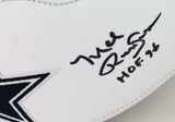 Mel Renfro/Bob Lilly Signed Dallas Cowboys Logo Football w/HOF - Beckett W Auth