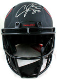 Andre Johnson Autographed Texans F/S Eclipse Speed Authentic Helmet-JSAW *Silver