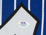 Penny Hardaway Signed Framed Custom Blue Basketball Jersey PSA ITP