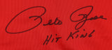 Pete Rose Signed Cincinnati Reds Jersey Inscribed "Hit King" (JSA Hologram)
