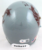 Mark Rypien Autographed Washington State Schutt Mini Helmet w/ Insc-Beckett W Ho