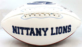 Miles Sanders Autographed Penn State Nittany Lions Logo Football w/ Insc -JSA W