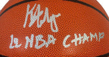 JONATHAN KUMINGA Autographed Warriors "22 NBA Champ" Wilson Basketball FANATICS