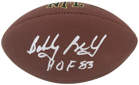 Bobby Bell Signed Wilson Super Grip Full Size NFL Football w/HOF'83 - (SS COA)