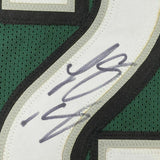 FRAMED Autographed/Signed LESEAN MCCOY 33x42 Philadelphia Green Jersey JSA COA
