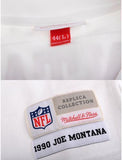 Joe Montana 49ers Auto Mitchell & NessRep Jersey w/HOF 00 Inscription