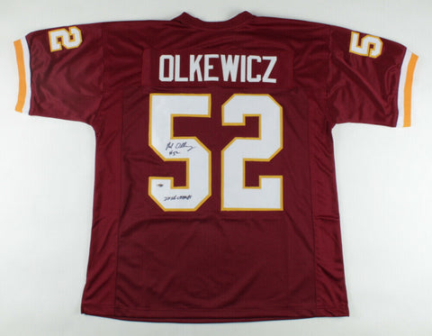 Neal Olkewicz Signed Jersey Inscribed "2x SB Champs" (RSA Hologram) Linebacker