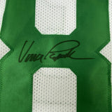 Autographed/Signed VINCE PAPALE Philadelphia White Football Jersey JSA COA Auto