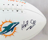 Bob Griese Autographed Miami Dolphins Logo Football w/HOF - JSA W Auth