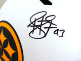 Troy Polamalu Signed F/S Steelers Lunar Speed Authentic Helmet-Beckett W Holo