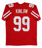 Javon Kinlaw Signed San Francisco 49ers Jersey (Beckett COA) 2020 1st Rd Pk / DT