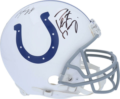 Peyton Manning & Marvin Harrison ndianapolis Colts Signed VSR4 Authentic Helmet
