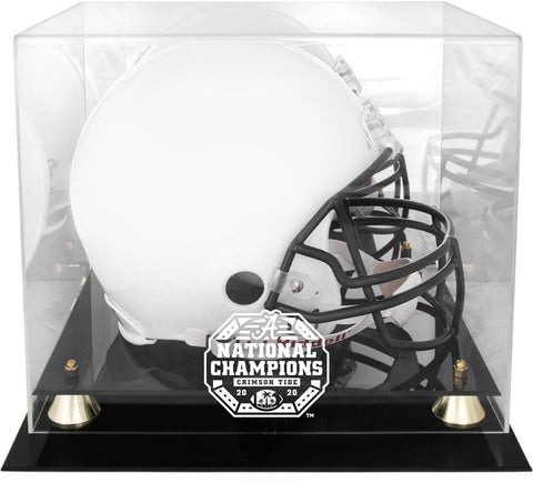 Alabama Crimson Tide CFP 2020 National Champs Logo Golden Classic Helmet Case