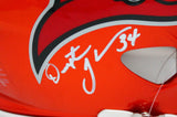 Alstott/Brooks/Sapp/Jackson Signed TB Bucs F/S Flash Speed Authentic Helmet-BAW