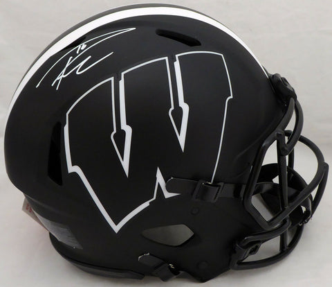 RUSSELL WILSON AUTOGRAPHED WISCONSIN ECLIPSE FULL SIZE AUTH HELMET RW 181847