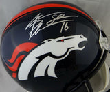 Jake Plummer Autographed Denver Broncos F/S Helmet- Beckett Auth *Silver