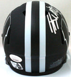 JJ Watt Autographed Wisconsin Badgers Eclipse Speed Mini Helmet - JSA W *Silver