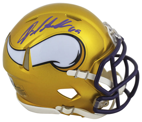 Vikings Jared Allen Authentic Signed Flash Speed Mini Helmet BAS Witnessed