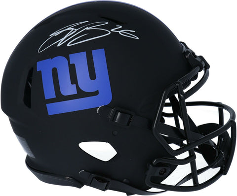 Saquon Barkley New York Giants Signed Eclipse Alternate Speed Authentic Helmet