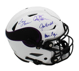 Purple People Eaters Signed Minnesota Vikings Speed Flex Authentic Lunar Helmet
