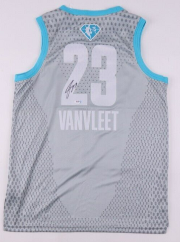 Framed Autographed/Signed Fred VanVleet 33x42 Raptors White Jersey JSA –  Super Sports Center