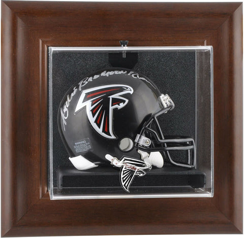 Falcons Frame Mini Helmet Display Case - Brown - Fanatics