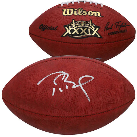 TOM BRADY Autographed Patriots Super Bowl XXXIX Pro Football FANATICS