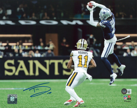 Cowboys Trevon Diggs Authentic Signed 11x14 Horizontal Photo BAS Witnessed