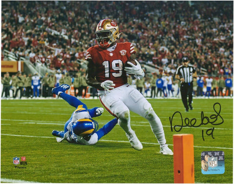 Deebo Samuel San Francisco 49ers Signed 8x10 TD Run vs Rams Photo