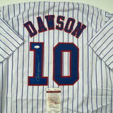 Autographed/Signed Andre Dawson Montreal Pinstripe Baseball Jersey JSA COA