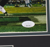 Jalen Hurts Signed Framed Eagles 11x14 Vs Chargers Football Photo JSA