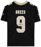 Framed Drew Brees New Orleans Saints Autographed Nike Limited Black Jersey
