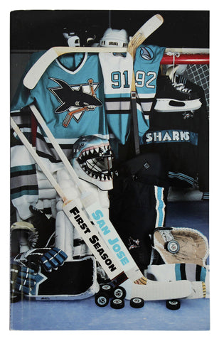 1992-93 San Jose Sharks Yearbook Un-signed