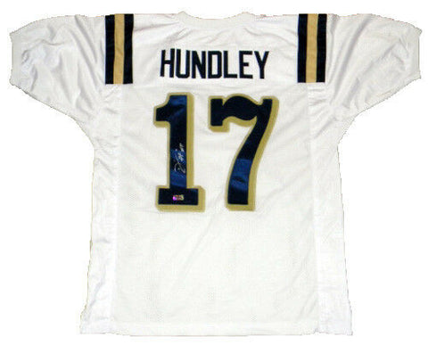 BRETT HUNDLEY SIGNED AUTOGRAPHED UCLA BRUINS #17 WHITE JERSEY COA