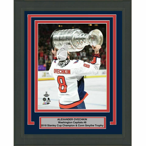 Framed ALEXANDER OVECHKIN Washington Capitals Stanley Cup Champs 8x10 Photo #2