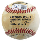 Phillies Steve Carlton Signed Thumbprint Onl Baseball LE #166/200 BAS #BD23246